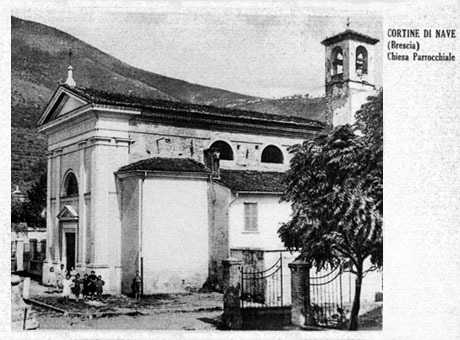 chiesa parrocchiale di cortine anni 30